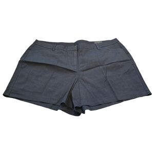 Lane Bryant Bermuda Black Shorts Women's Plus Size‎ 24W Career Casual Everyday